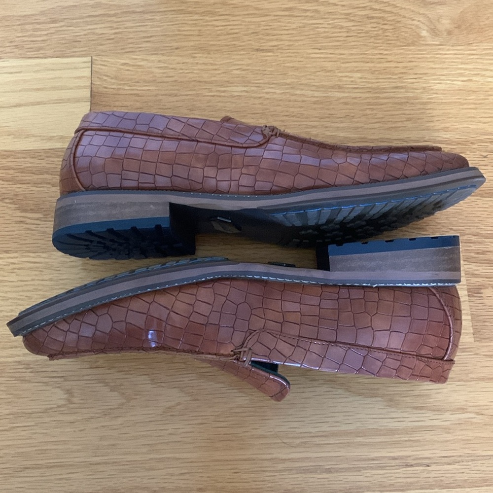 Todd Welsh size 9M Reggie Cognac Brown loafers - Picture 4 of 11